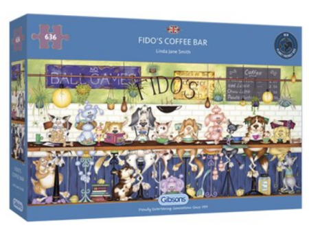 Puzzle - Gibsons - Fido s Coffee Bar (636 Pieces) Online Sale