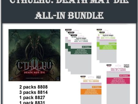 Sleeve Kings - Sleeve Bundle - Cthulhu: Death May Die All-In Online now