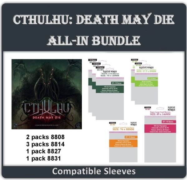 Sleeve Kings - Sleeve Bundle - Cthulhu: Death May Die All-In Online now