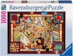 Puzzle - Ravensburger - Vintage Games (1000 Pieces) For Cheap