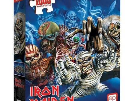 Puzzle - USAopoly - Iron Maiden “The Faces of Eddie” (1000 Pieces) For Cheap