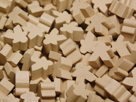 MeepleSource - Mini Meeples Pack (25 pcs) - Tan Fashion